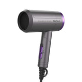 SIAU Woman Light Weight Hair Dryer Foldable Negative Ionic Blow Dryer Far-infrared Kids Travel Mini Styler (Metal Gray)