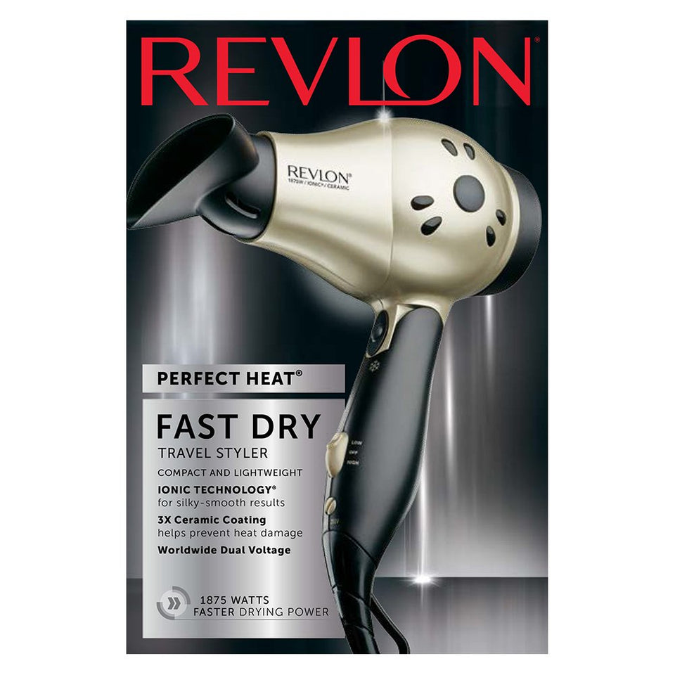 Revlon 1875W Compact Travel Hair Dryer
