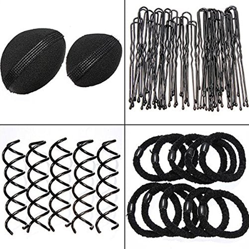 PIXNOR Hair Styling Accessories Kit Set for DIY