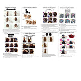 DELOVE- Hair Styling Set, Fashion Hair Design Styling Tools Accessories DIY Hair Accessories Hair Modelling Tool Kit Hairdress Kit Set Magic Simple Fast Spiral Hair Braid Hair